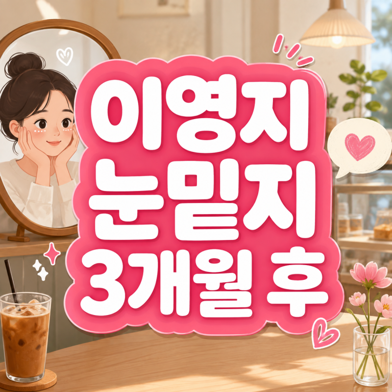 이영지, “손님이 보자마자 알아봤다”…3개월 지나도 만족한다는 ‘눈밑지’ 후기