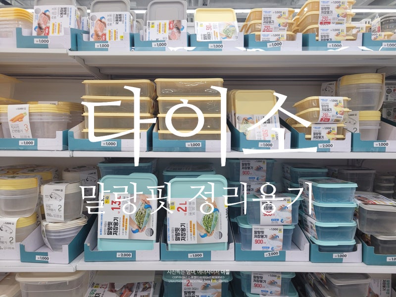 다이소추천 말랑핏 진공 냉동실정리용기 4도어냉장고정리 아이템