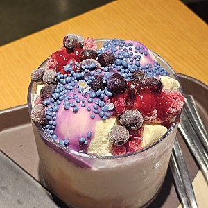 설빙 신메뉴 우베빙수 우베베리치즈설빙 4,000원 할인받아 먹었어요