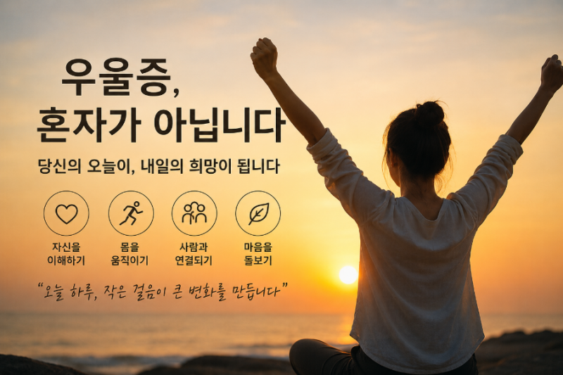 우울증 극복 방법 8가지
