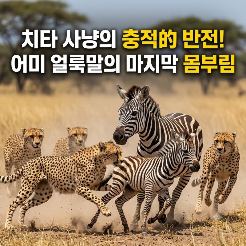 야생 치타를 따라간 사진작가, 마지막에 포착한 장면