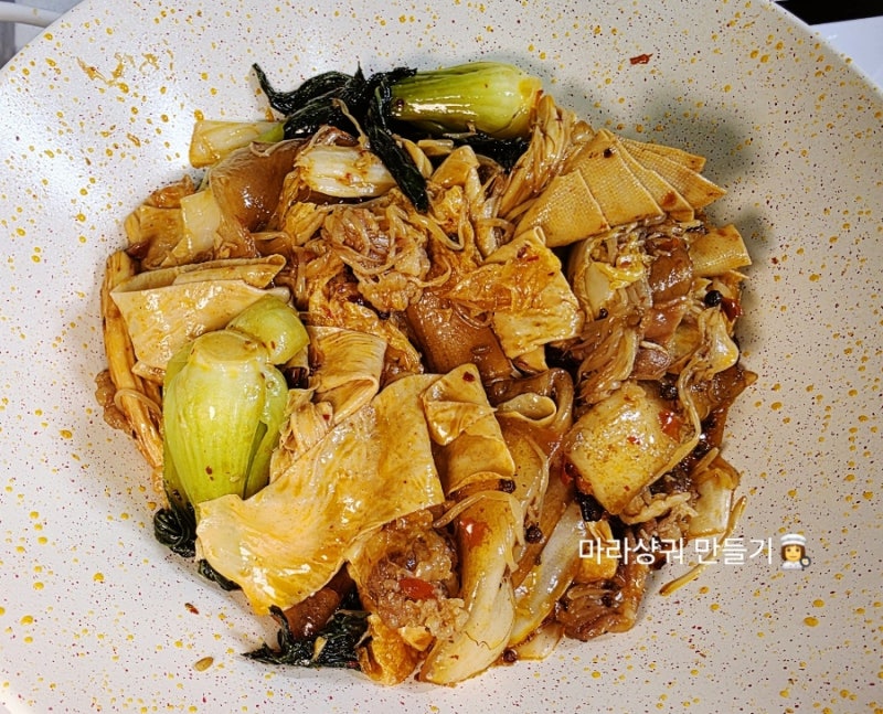 마라샹궈 만들기 집에서 간단하게! 차마요 밀키트 하이디라오 소스로 만들기