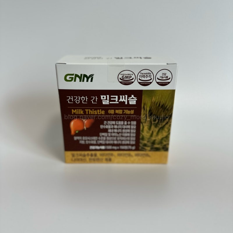 GNM 조정석 건강한 간 밀크씨슬 영양제ㅣ가성비 간 영양제 추천