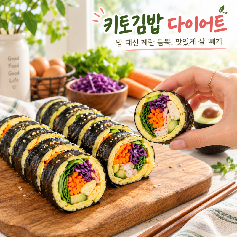 키토김밥 다이어트 효과 총정리 주의사항