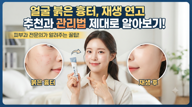 얼굴 붉은 흉터 재생 연고 추천과 관리법 제대로 알아보기