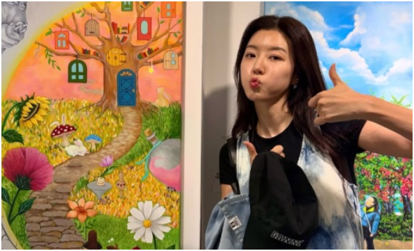 "난생처음 나갔는데 파리까지 간다"…박한별 화가 변신, 첫 미술대회서 벌어진 놀라운 일