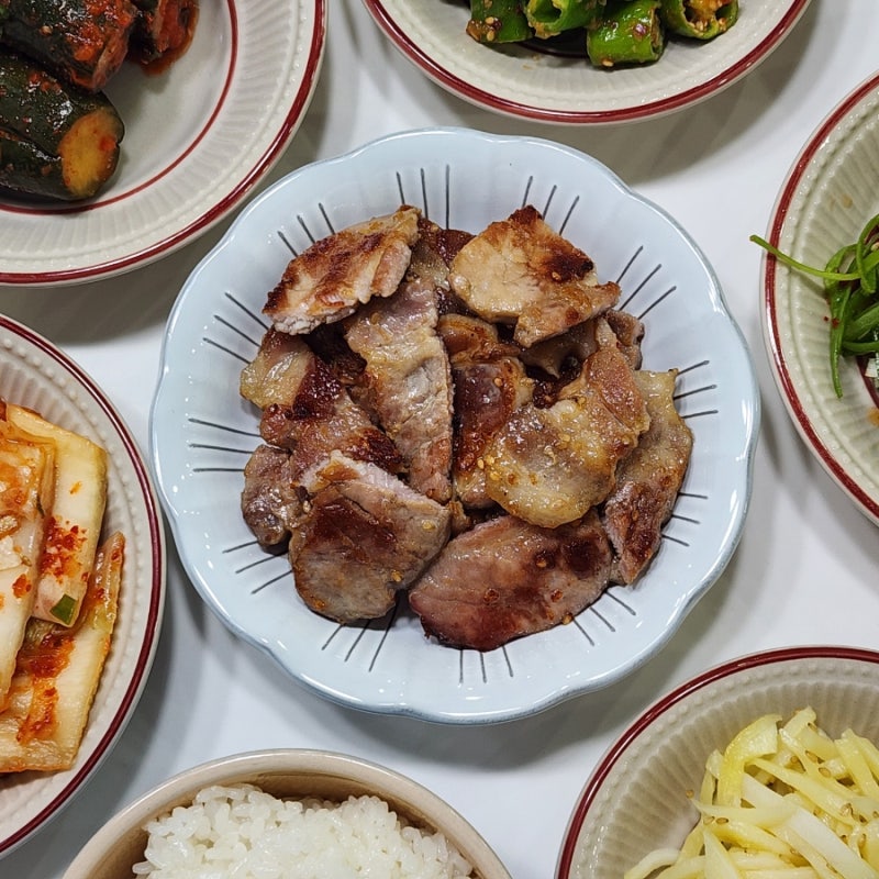 류수영 돼지갈비 양념 레시피 돼지목살 요리 양념돼지갈비 만들기