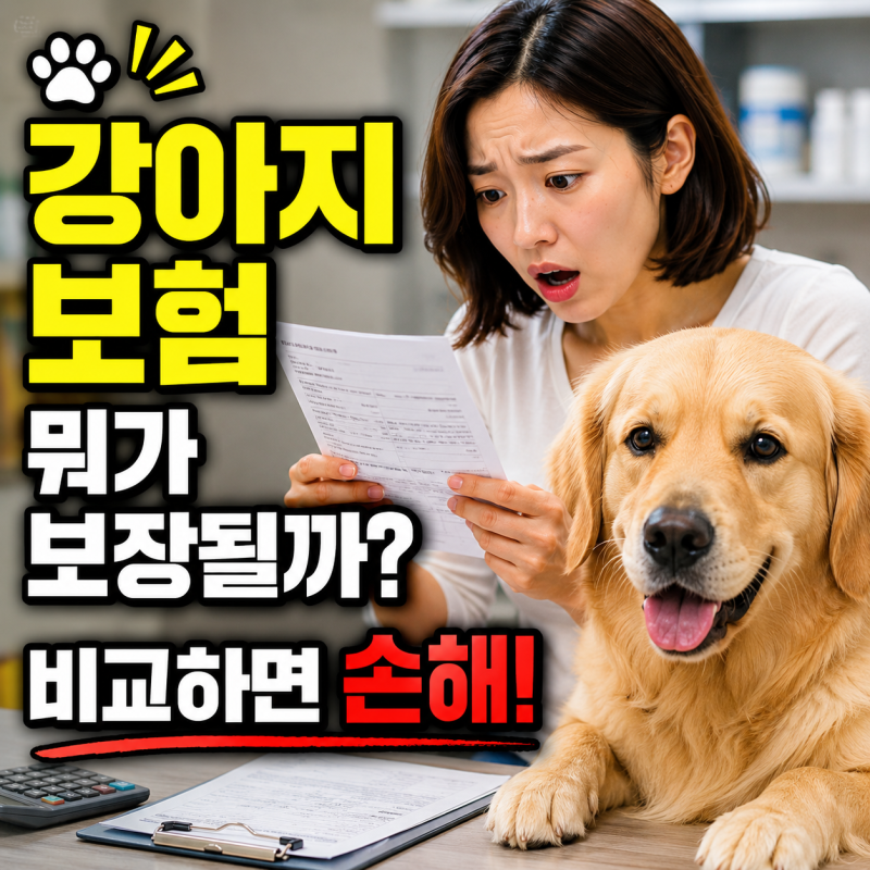 펫보험 강아지보험 보장 내용은? 반려동물보험 애견보험 가입 조건 비교