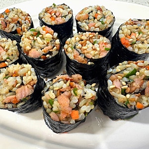 땡초스팸김밥 레시피, 재료 없을 때 이렇게 만들어보세요