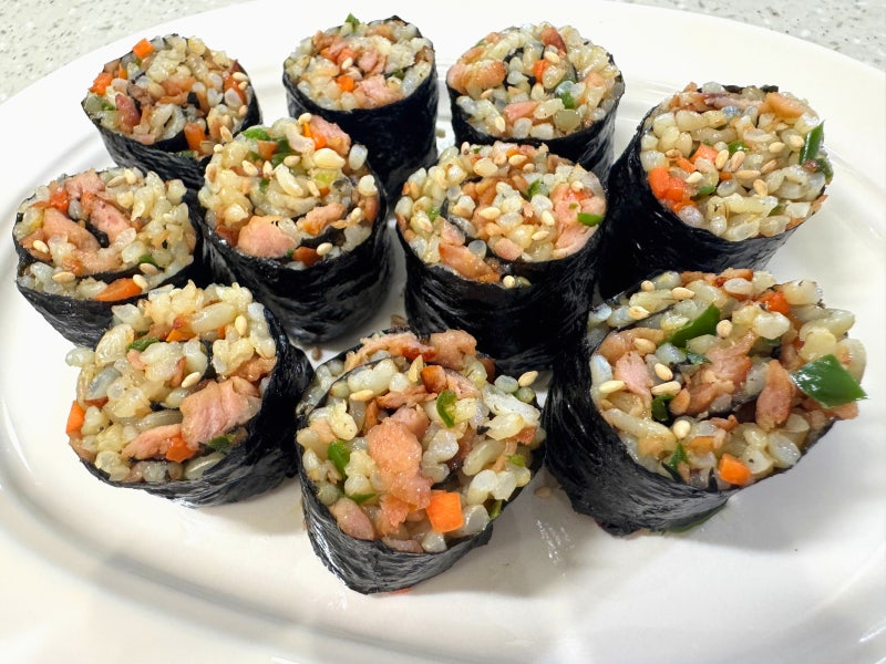 땡초스팸김밥 레시피, 재료 없을 때 이렇게 만들어보세요