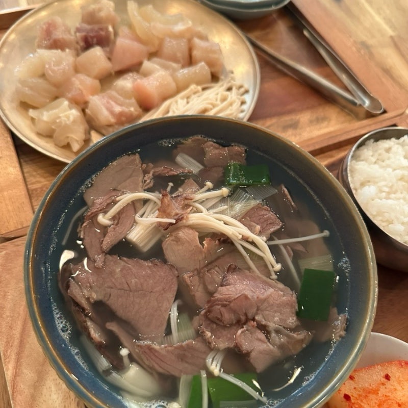 인천3대곰탕 한소곰식당 푸짐한 특곰탕과 도가니 한접시 주차정보