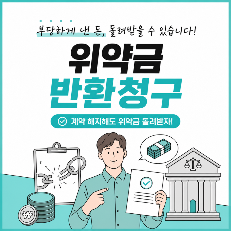 위약금 반환청구, 계약 파기했다고 무조건 돌려받을 수 있나요? (요건·소송절차 총정리)