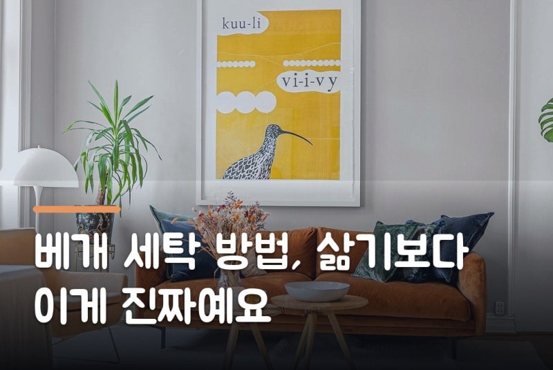 베개 세탁 방법, 삶기보다 이게 진짜예요