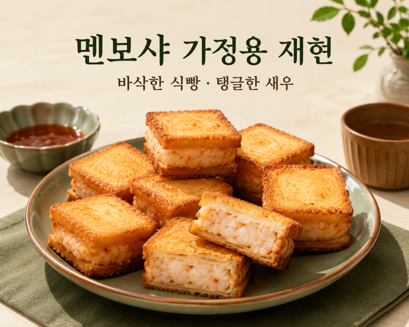 냉장고를 부탁해 83회 김풍 멘보샤 레시피, 태우지 않는 가정용 재현 비율