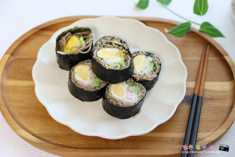 메밀김밥 계란김밥 만들기 담백하고 고소한 다이어트 김밥 레시피