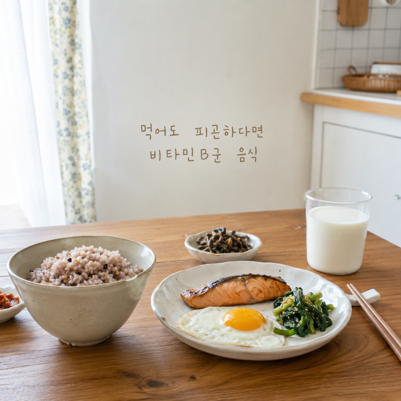 먹어도 피곤하다면 비타민B군 음식이 부족한 걸까요?