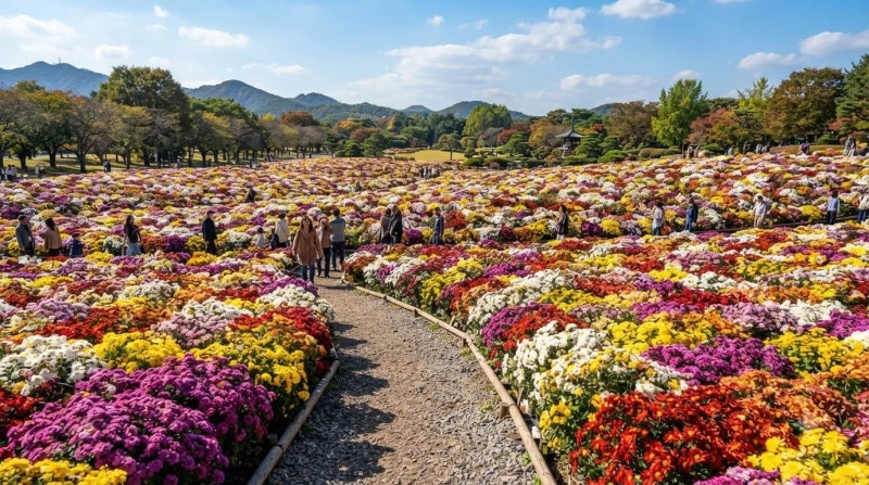 2026 국화축제 일정 총정리, 익산 마산 함평 서산 명소부터 주차 셔틀버스 꿀팁까지