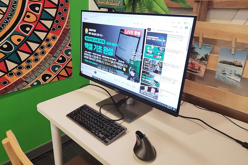 5K모니터 ASUS프로아트 PA27JCV 맥북모니터로 어떨까?