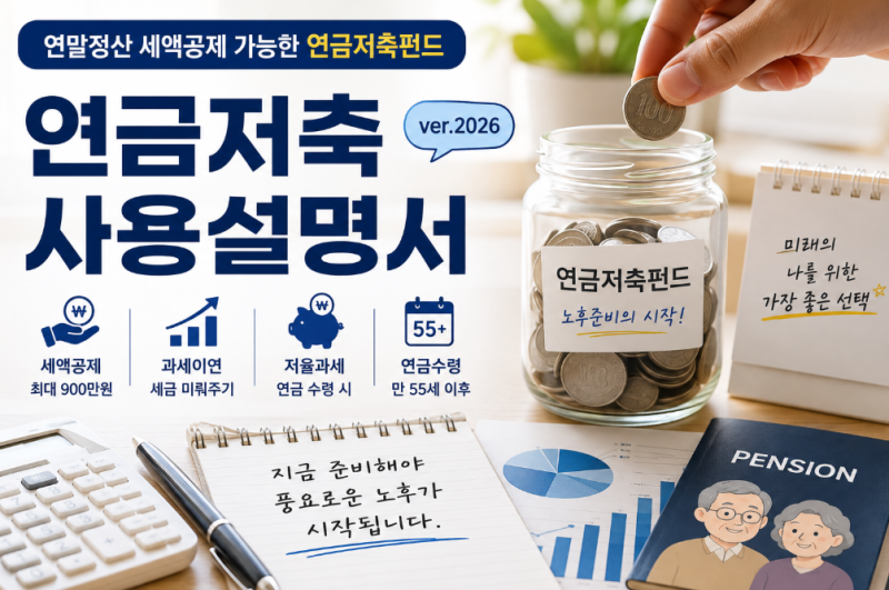 연금저축펀드 세액공제 총정리, 600만원 넣으면 얼마나 돌려받을까? 세액공제 한도부터 연금....