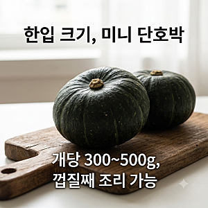 미니 단호박 효능 5가지와 집에서 바로 따라하는 요리법 총정리