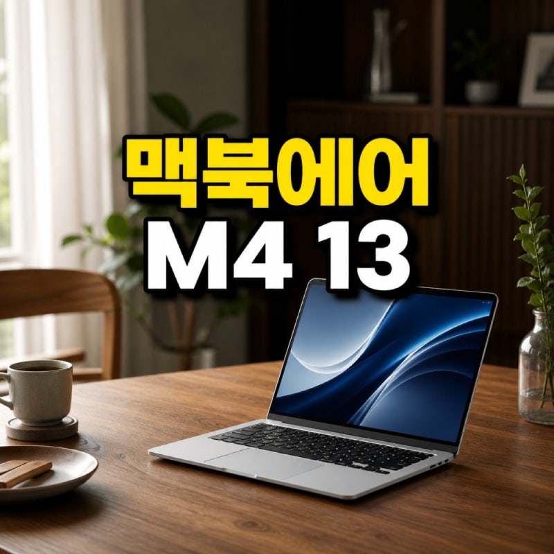 맥북에어 M4 13인치 후기, 작아서 더 쓴다