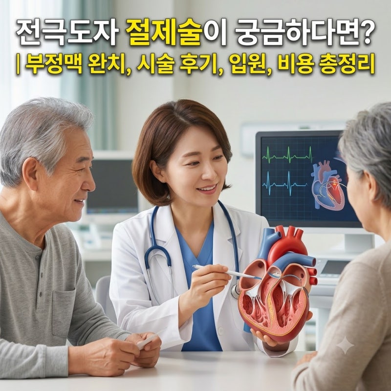 부정맥 시술, 많이 아플까? 전극도자절제술 입원 기간·실비 비용 총정리