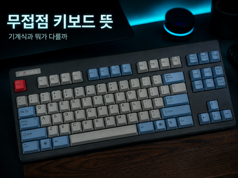 무접점 키보드 뜻, 사무실 조용한 키보드 저소음과 차이
