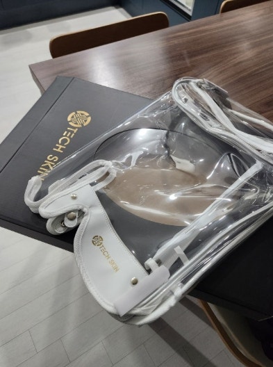 골프백 후드커버 테크스킨 퓨어커버 투명해서 어색할까 했는데 캐디백이 깔끔해져요