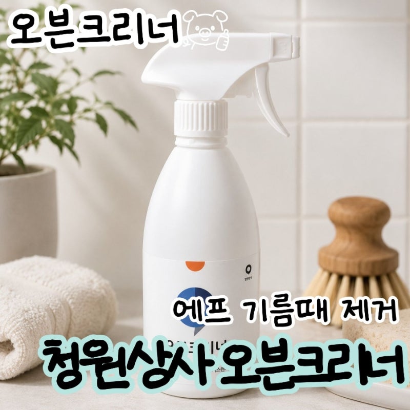 청원상사 오븐크리너, 가성비 에어프라이어 오븐 기름 때 제거제
