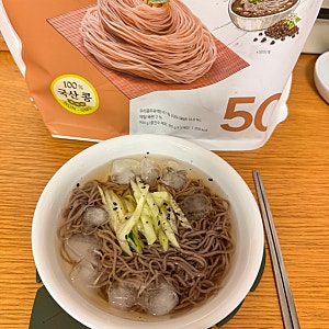 저당다이어트 중에도 안심하고 먹는 마이노멀 메밀 두부면