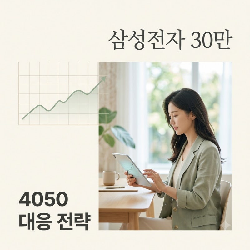 삼성전자 주가 30만원 4050의 공포 대응법과 전망 총정리