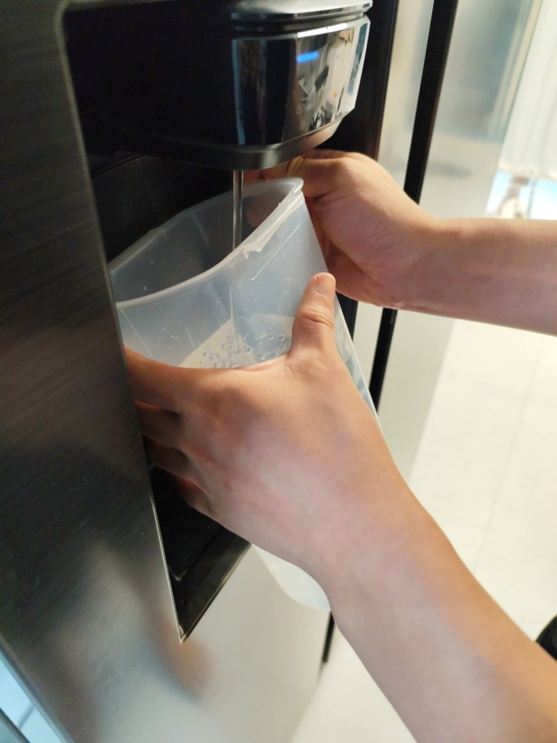 삼성 얼음정수기 냉장고 설치불가 현장, 급수 배관 연결 시공 방법