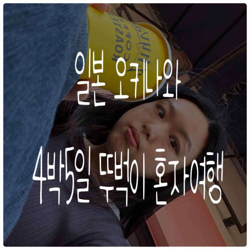 일본 오키나와 | 나 홀로 뚜벅이 오키나와 4박5일 힐링 여행코스