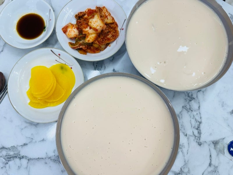 목포 콩국수 맛집 유달콩물 평화광장점 콩국수 포장 택배