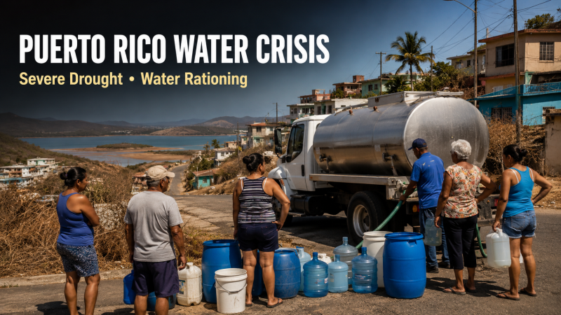 [하나튜터 화상영어] Desperate water shortage in Puerto Rico (푸에르토리코의 심각한 물 부족 사태)