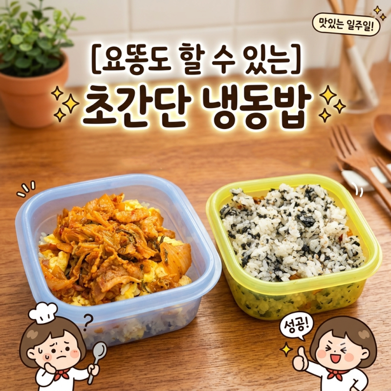 요리똥손도 성공! 봉구스 밥버거 스타일 초간단 밀프랩 만들기｜푸쉬락 밀폐용기에 쏙~