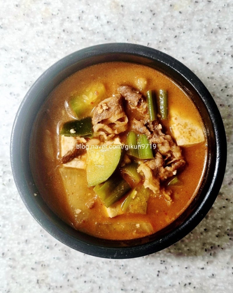 우삼겹 된장찌개 레시피 구수하고 깊은 맛 된장찌개 끓이는 법