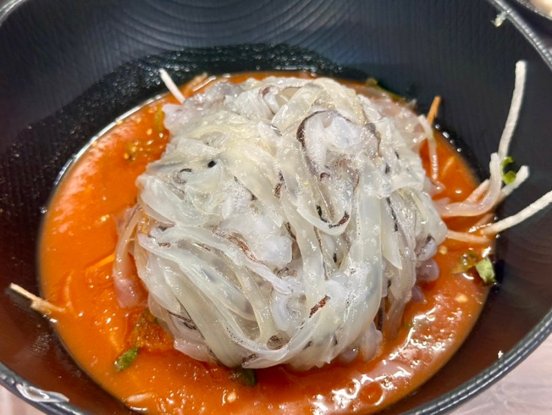 속초 현지인 맛집 완도회식당 오징어물회 후기, 주말 웨이팅 예약 주차 포장 정보
