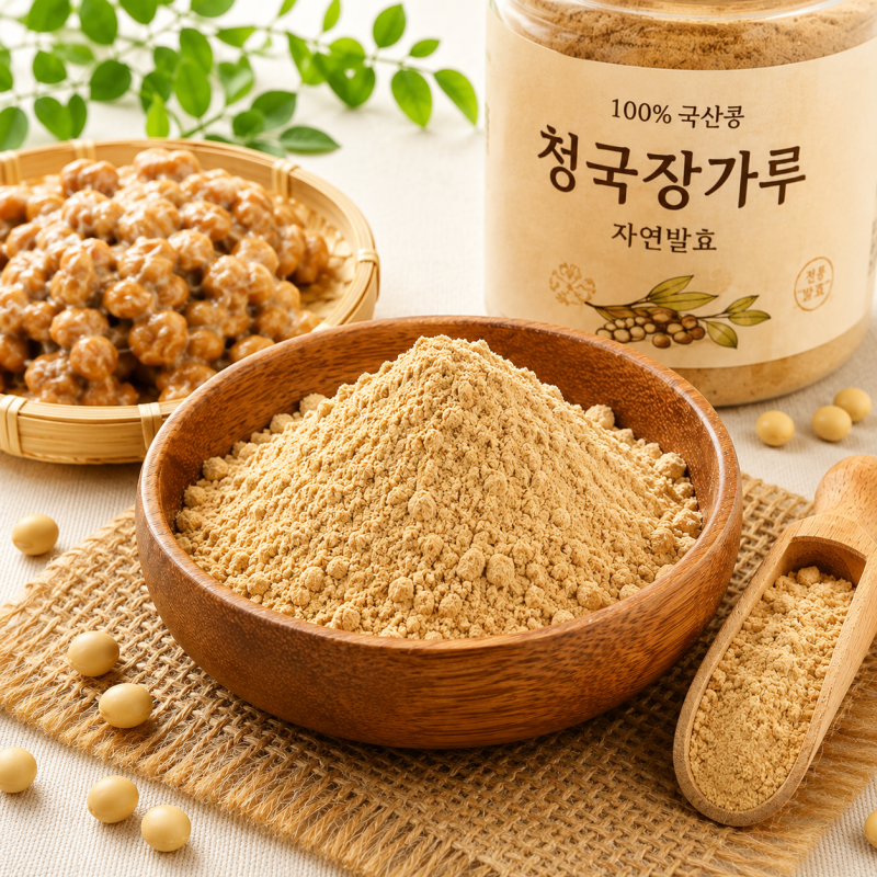 청국장가루 효능 먹는 법, 영양성분, 부작용 정리