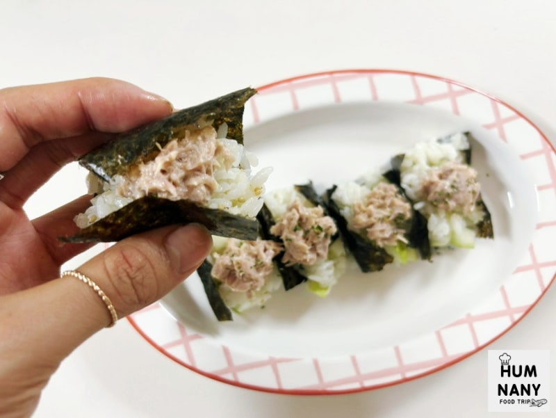 홍진경오이김밥 레시피 오이참치김밥맛있게싸는법