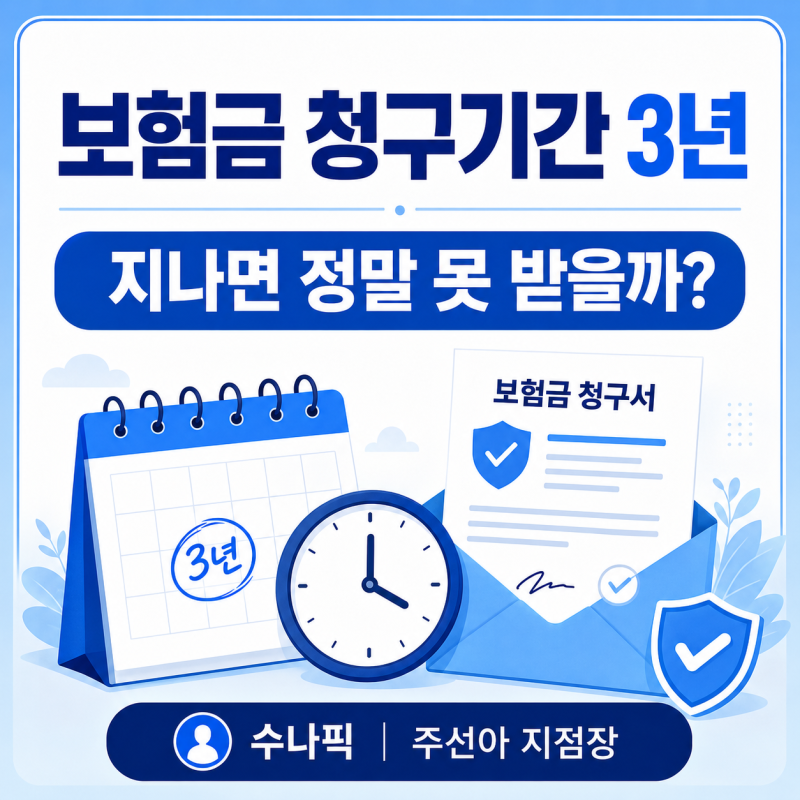 보험금 청구기간 3년, 지나면 정말 못 받을까?
