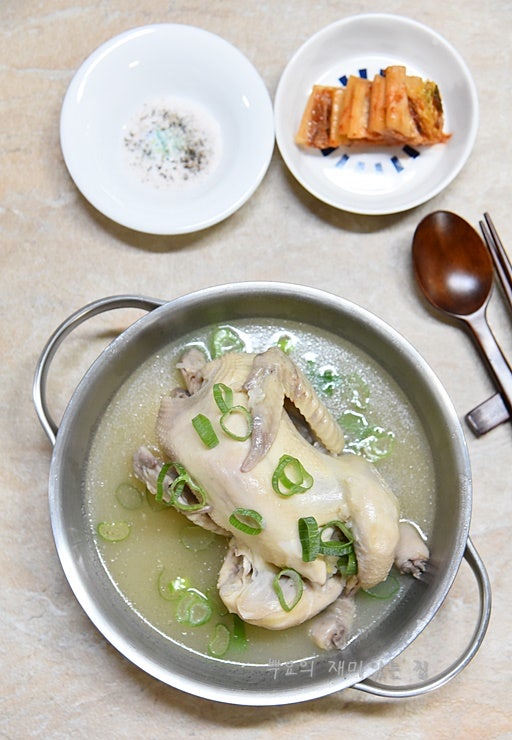 말복 보양식 녹두 삼계탕 레시피