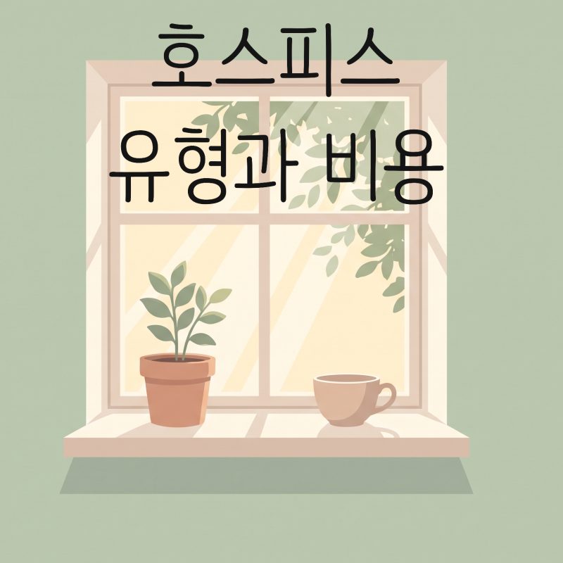 호스피스, 병원에 입원해야만 받는 게 아닙니다