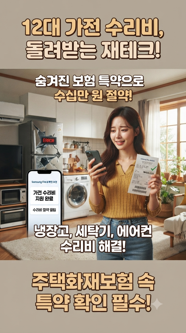 가전제품 고장, 이제 더 이상 사비로 전액 부담하지 마세요