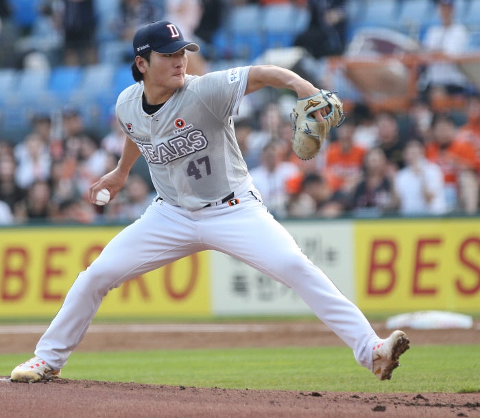 두산 곽빈, 결국 미국 간다? 158km 찍고 MLB 도전 선언…내년 포스팅 가능