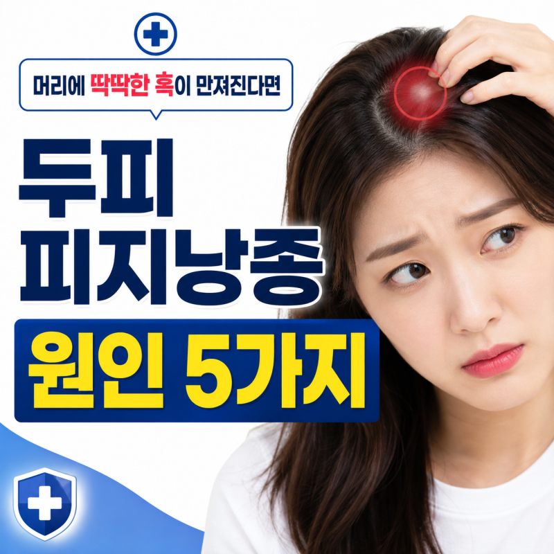 “머리에 딱딱한 혹이 만져진다면” 두피 피지낭종 원인 5가지