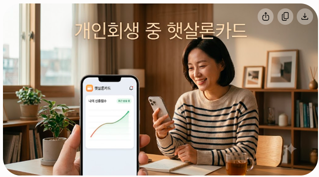 개인회생 중 햇살론카드 발급, 신용관리에 정말 유리할까? 성실 이용 시 효과와 주의점 총정....