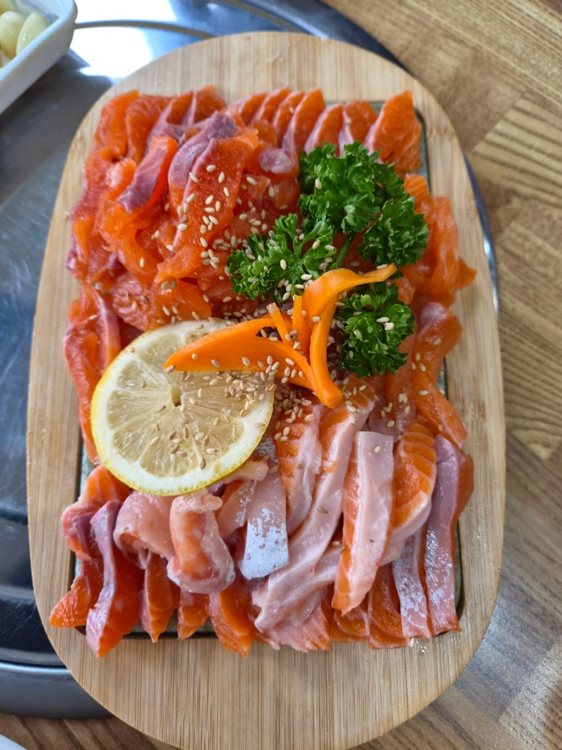 경북 청송 온천 송어 주왕산 송어 송어회 맛집