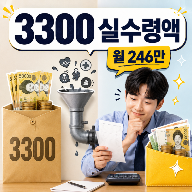 2,000만~5,000만 원대 구간별 비교! 연봉 3300 실수령액 월급 총정리
