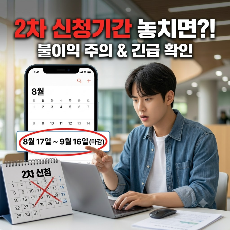 2학기 국가장학금 2차 신청기간 놓치면? 재학생 구제 횟수·성적 기준 확인하기